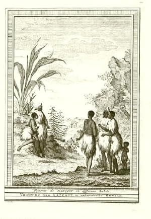 Antique Print-WOMEN OF KAZEGUT-AFRICA-Prevost-Schley-1750