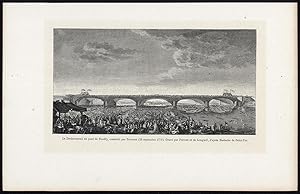 Antique Print-PONT DE NEUILLY-PARIS-FRANCE-PERRONET-PREVOST-BRIDGE-Lacroix-1878