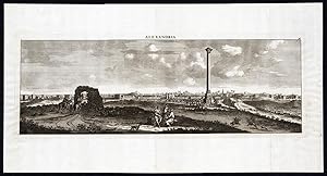 Antique Print-ALEXANDRIA-EGYPT-Le Brun-de Bruyn-1700