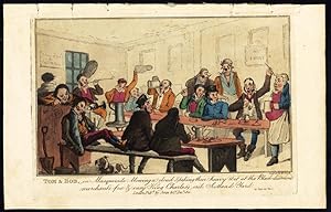 Antique Print-SCOTLAND YARD-ICOGNITO-INN-DRINKING-SMOKING-LONDON-Egan-1821