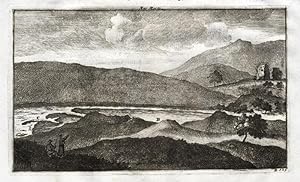 Antique Print-CASTLE-BETHANY-BETHANIA DEAD SEA-ISRAEL-Le Brun-de Bruyn-1700