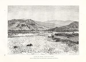 Antique Print-TURKEY-MOUNT TMOLUS-SARDIS PLAINS-Reclus-Taylor-1884