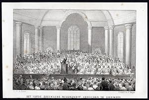Antique Print-MUSIC FESTIVAL-ZIERIKZEE-NETHERLANDS-Boger-Last-1850