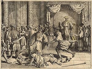 Antique Print-MURDER-KRIS-DEATH-KING-RAJA-AGRA-INDIA-p. 20-Baldaeus-1672