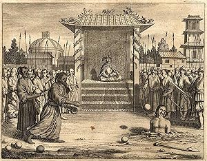 Antique Print-RAJA-SRI LANKA-CEYLON-EXECUTION VINNE LADARMA-p. 196-Baldaeus-1672