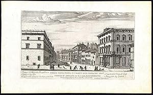 Antique Print-ROME-PALAZZO-VENEZIA-ANDREA DELLA VALLE-GESU-Falda-Rossi-1665