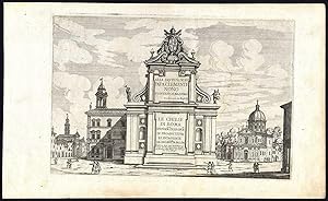 Antique Print-ROME-TITLE PAGE-CHIESE DI ROMA-Falda-Rossi-1665
