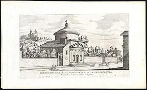 Antique Print-ROME-CHURCH-SANT'ANDREA-APOSTOLO-VIGNOLA-Falda-Rossi-1665