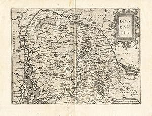 Antique Map-BRABANTIA-HOLLAND-BELGIUM-Guicciardini-1613