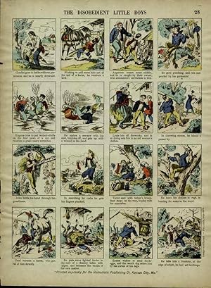 Antique Print-CATCHPENNY-CARTOON # 28-PELLERIN-1880