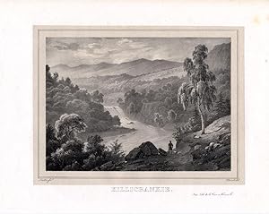 Antique Prints-KILLIECRANKIE PASS-SCOTLAND-Pernot-1827