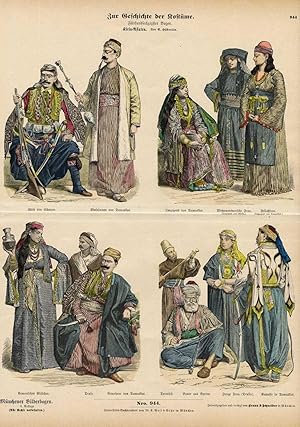 Antique Costume Print-ASIA MINOR-Braun-1880