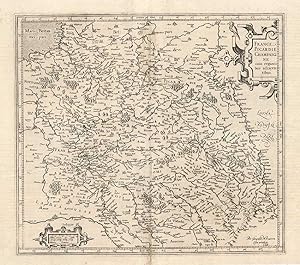 Antique Map-FRANCE-PICARDIE-CHAMPAGNE-Mercator-1590