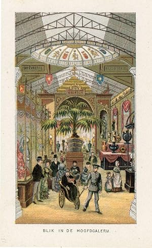 Antique Print-AMSTERDAM-WORLD EXHIBITION--NETHERLANDS-Emrik/Binger-1885