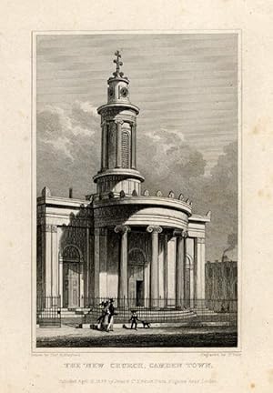 Antique Print-CAMDEN TOWN-LONDON-ENGLAND-Shepherd-1827