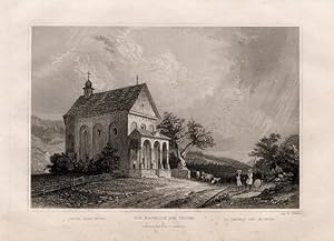 Antique Print-CHAPEL-TRONS-SWITZERLAND-Winkles-1838