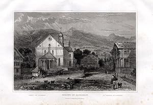 Antique Print-SACHSELN-CHAPEL-SWITZERLAND-Winkles-1838
