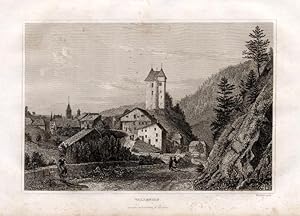 Antique Print-VALLENGIN-SWITZERLAND-Winkles-1838