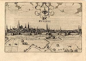Bild des Verk�ufers f�r Antique Print-LILLE-RIJSSEL-FRANCE-Guicciardini-1613 zum Verkauf von ThePrintsCollector