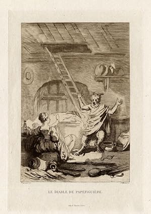Antique Print-THE DEVIL OF PAPEFIGUIERE-Fontaine-1882