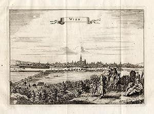 Antique Print-VIENNA-WIEN-AUSTRIA-Halma-1705