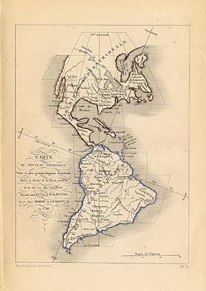Antique Map-SOUTH AMERICA-USA-AMERICA-Buffon-De Vaugondy-1853