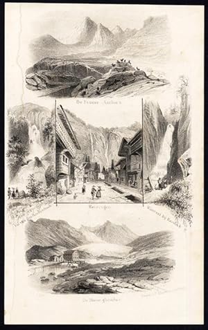 Antique Print-VIEWS OF-SWITZERLAND-1850