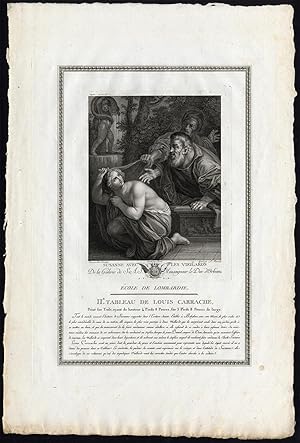 Bild des Verkufers fr Antique Print-SUSANNA-ELDERLY-VOYEUR-Vecellio-Bouilliard-1786 zum Verkauf von ThePrintsCollector