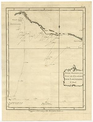 Antique Print-LOUISIADE-ARCHIPEL-NEW GUINEA-Krevelt-Bougainville-1772