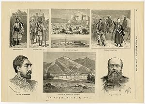 Antique Print-EMIR-AFGHANISTAN FIGURES AND SCENES-Anonymous-c. 1900