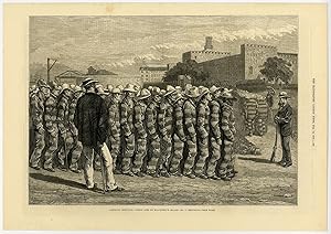Antique Print-AMERICAN-PRISON LIFE-BLACKWELLS-ISLAND-WORK-Anonymous-1876
