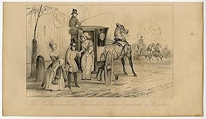 Antique Print-HORSE-RACEHORSING-TRIBUS-COACH-LONDON-Journal des Haras-1844