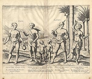 Antique Print-FARMER-SOLDIER-PROSTITUTE-SINGER-EAST-INDIES-INDIA-Linschoten-1638