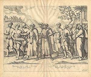 Antique Print-MARRIAGE CEREMONY-BALLAGATTE-GOA-EAST-INDIES-INDIA-Linschoten-1638