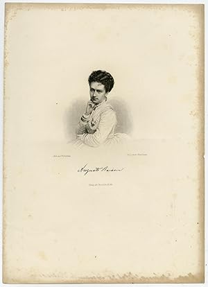 Antique Print-AUGUSTE BAISON-ACTRESS-PORTRAIT-Weger-1869