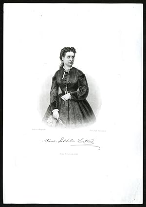 Antique Print-MINNA PESCHKA LEUTNER-SOPRANO-Weger-1868