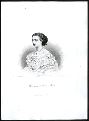 Antique Print-ALEXANDRA OF DENMARK-QUEEN OF ENGLAND-PRINCESS OF WALES-Weger-1863