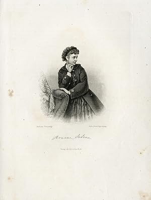 Antique Print-ROSINA SATRAN-ACTRESS-Weger-1867