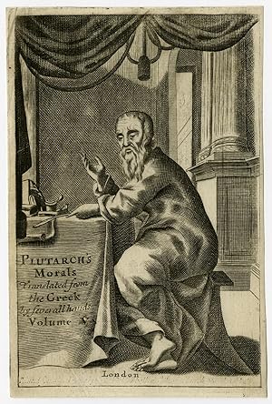 Antique Print-FRONTISPIECE-CLASSICAL HISTORY-PLUTARCH-Anonymous-ca. 1700