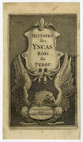 Antique Print-FRONTISPIECE-SOUTH AMERICA-PERU-INCA-Baudoin-1715
