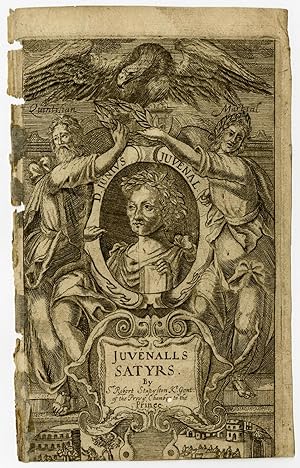 Antique Print-FRONTISPIECE-CLASSICAL HISTORY-JUNIUS JUVENALIS-Stapleton-1647