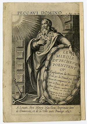 Antique Print-FRONTISPIECE-RELIGION-BIBLE-PRINTBIBLE-de Dole-1627