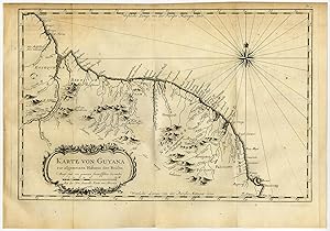 Antique Print-FRENCH GUYANA-SURINAM-SOUTH AMERICA-Bellin-Schwabe-1758