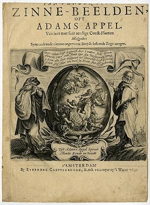 Bild des Verkufers fr Antique Print-TITLE PAGE-CARDINAL SINS-MEDUSA-JESTER-Savery-Veen-1642 zum Verkauf von ThePrintsCollector