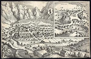 Antique Print-APPENZELL-HERISSAW-SWITZERLAND-ALPS-Matthias Merian-Gottfried-1649