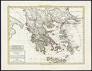 Antique Print-MAP-GREECE-MACEDONIA-THRACIA-Tardieu-Mentelle-1804