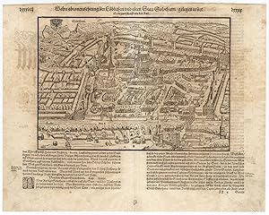 Antique Print-SOLOTHURN-SWITZERLAND-AARE-Munster-1598