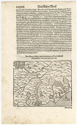 Antique Print-OSTIA-ITALY-ROMAN PORT-ROME-Munster-1592