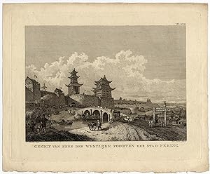 Antique Print-LANDSCAPE-PEKING-Vinkeles-Alexander-Ca. 1808