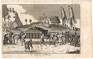 Antique Print-FUNERAL PROCESSION-CHINA-BIER-MUSICIAN-Anonymous-ca. 1750